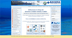 Desktop Screenshot of bavchem-shop.de